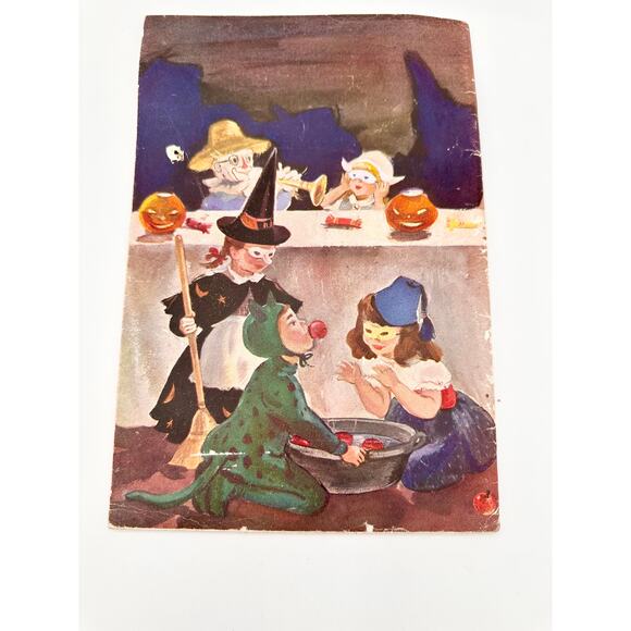 1951 Jack and Jill Childrens Magazine, Halloween Ediition, whole cover picture - Picture 2 of 6